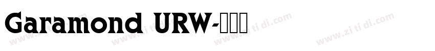Garamond URW字体转换